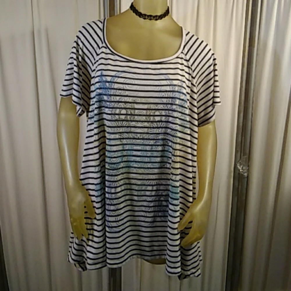 Cute! Faded Glory plus size tunic tee